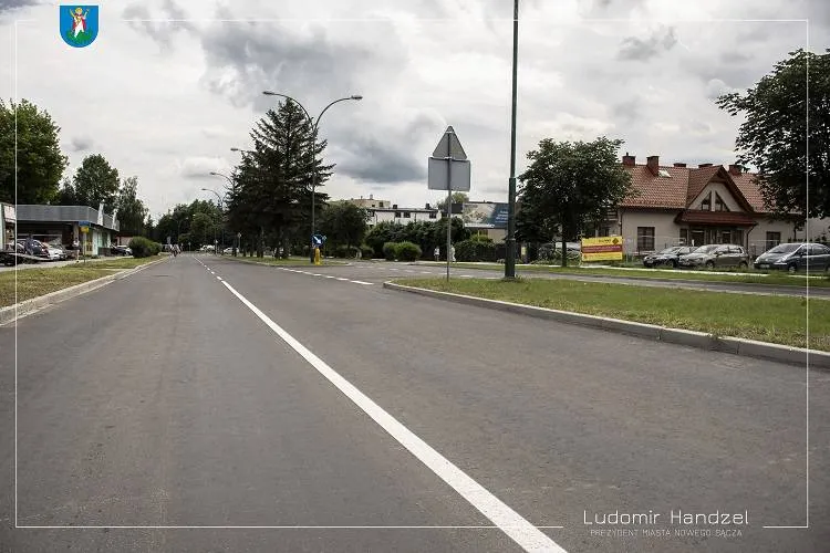 Zakończył się remont Aleji Sucharskiego Nowy Sącz
