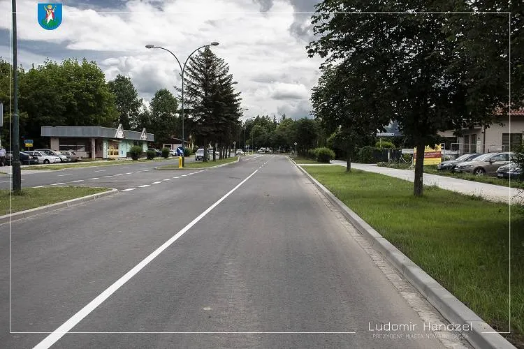 Zakończył się remont Aleji Sucharskiego Nowy Sącz