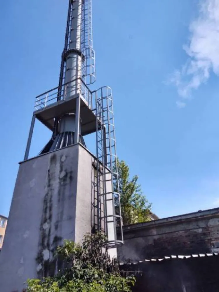 Pożar pustostanu na ul. 1 Maja