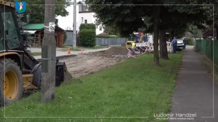 Rozpoczęła się przebudowa ul. Broniewskiego Nowy Sącz