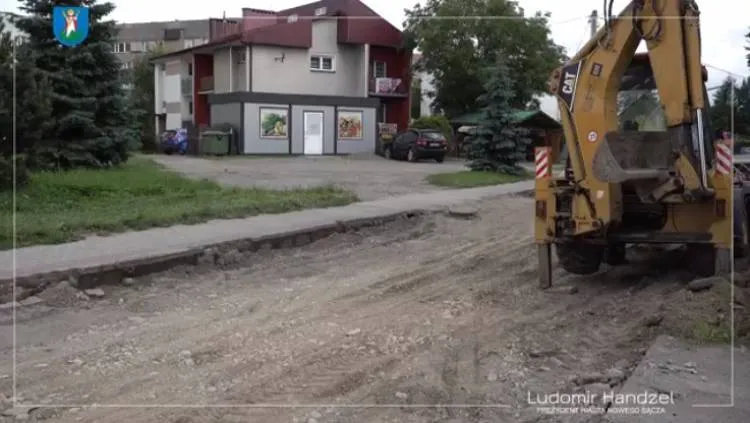 Rozpoczęła się przebudowa ul. Broniewskiego Nowy Sącz