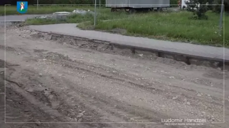 Rozpoczęła się przebudowa ul. Broniewskiego Nowy Sącz