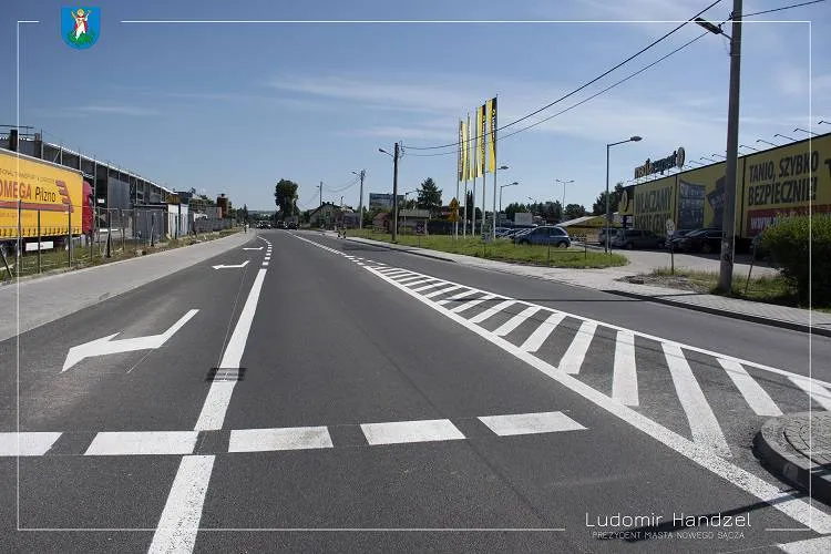 Zakończyły się prace remontowe na ulicy Węgierskiej Nowy Sącz