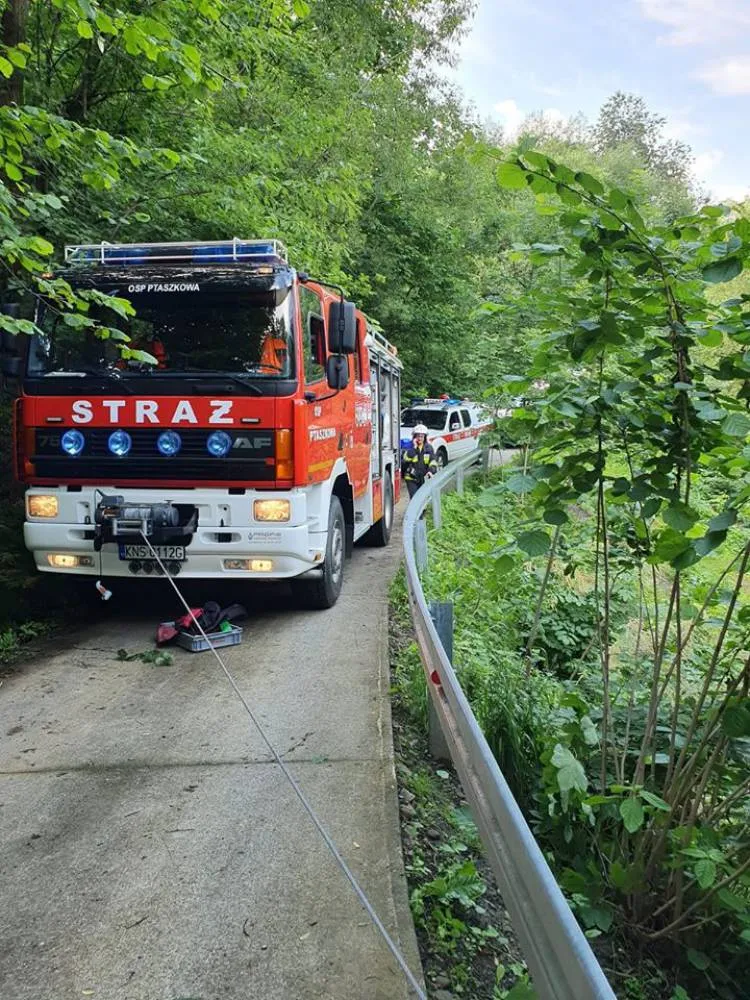 W Ptaszkowej ciągnik rolniczy przygniótł mężczyznę