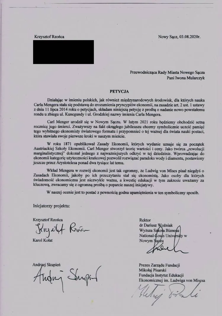 Powstała petycja o nadanie rondu u zbiegu ul. Kunegundy i ul. Grodzkiej nazwy