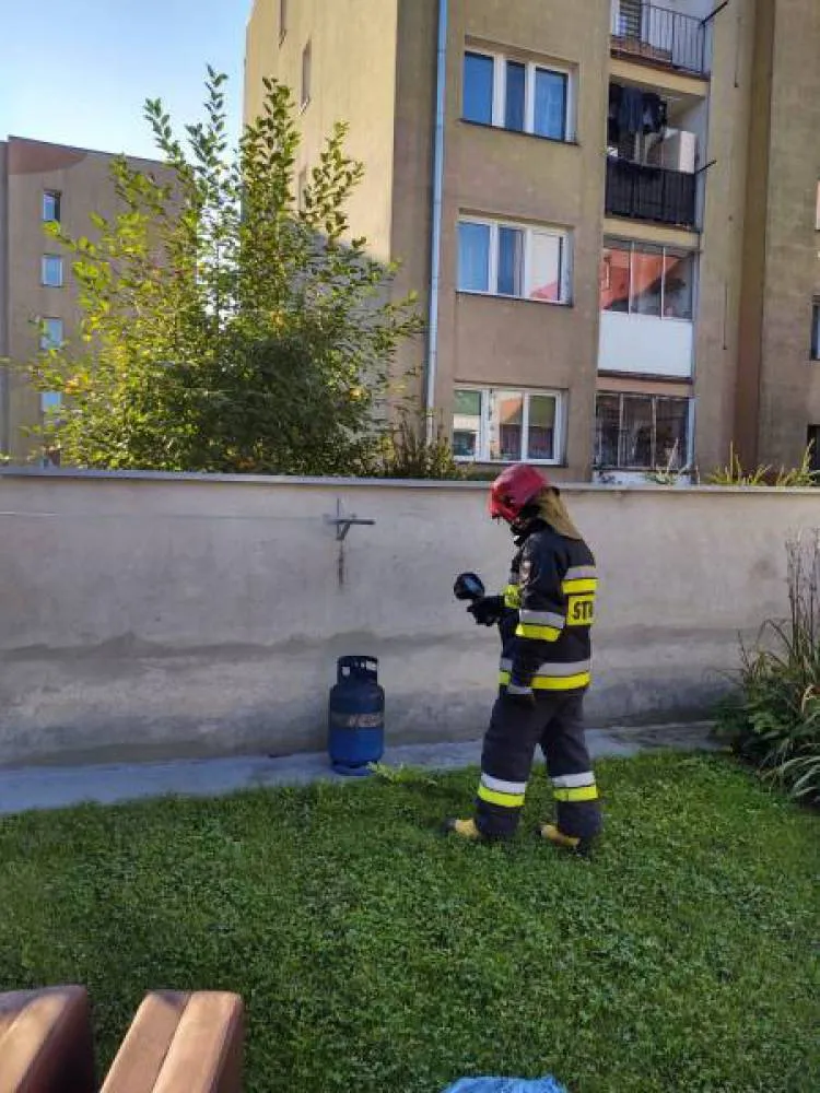 Strazacy gasili pożar budynku gospodarczego na ul. Naściszowskiej Nowy sącz