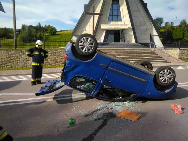 ola Piskulina. Kolizja dwóch osobówek. Wśród uczestników wypadku dziecko