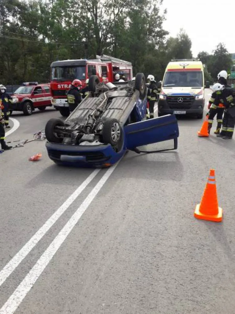ola Piskulina. Kolizja dwóch osobówek. Wśród uczestników wypadku dziecko