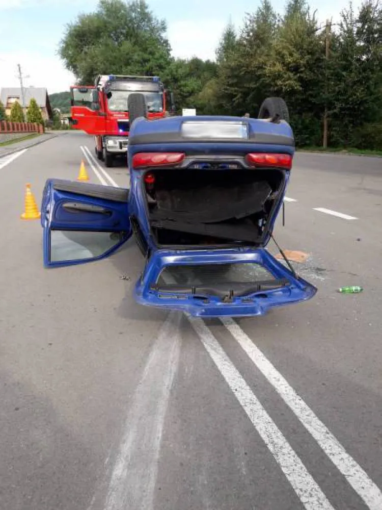 ola Piskulina. Kolizja dwóch osobówek. Wśród uczestników wypadku dziecko