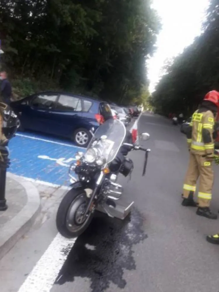  Krynica-Zdrój: Zderzenie samochodu osobowego i motocykla