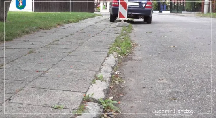 Rozpoczyna się remont chodnika na ul. Szkolnej Nowy Sącz