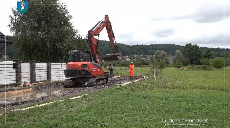 Na ul. Axentowicza powstanie 200 metrów nowej drogi Nowy Sącz
