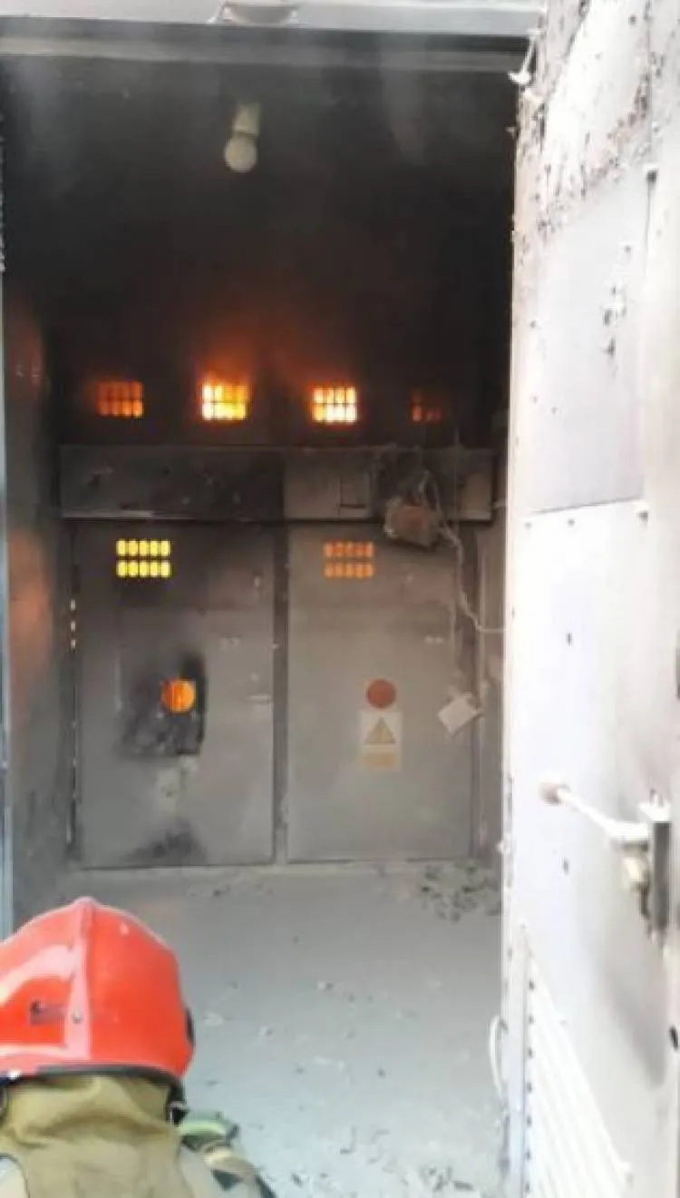 Na ul. Kilińskiego płonęła stacja transformatorowa Nowy Sącz