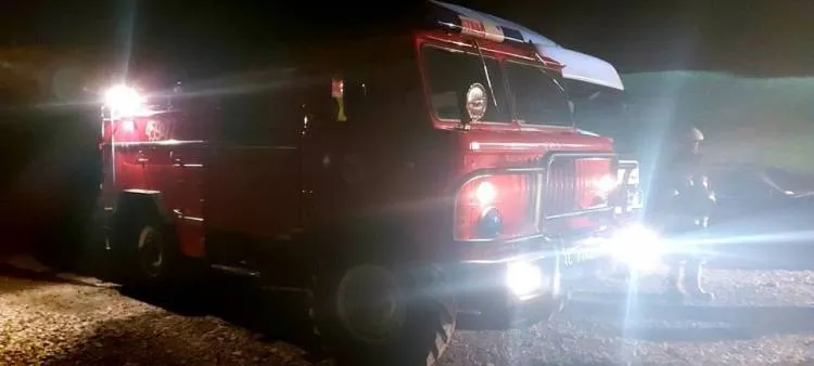 Nocny pożar w Skrzydlnej. Paliło się poddasze budynku mieszkalnego