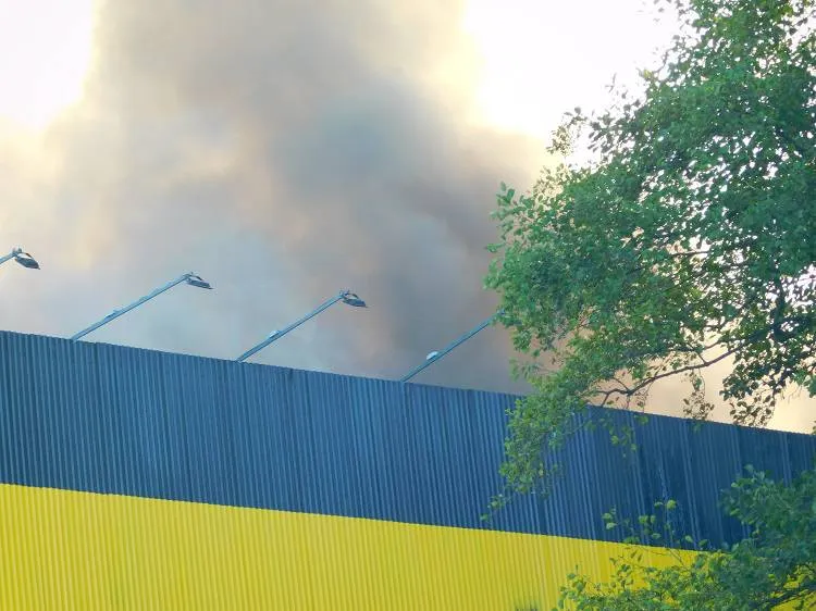 Z ostatniej chwili: Pożar sklepu elektronicznego na ul. Węgierskiej