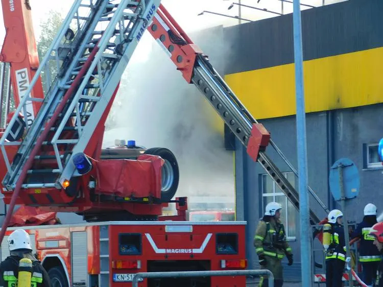 Z ostatniej chwili: Pożar sklepu elektronicznego na ul. Węgierskiej