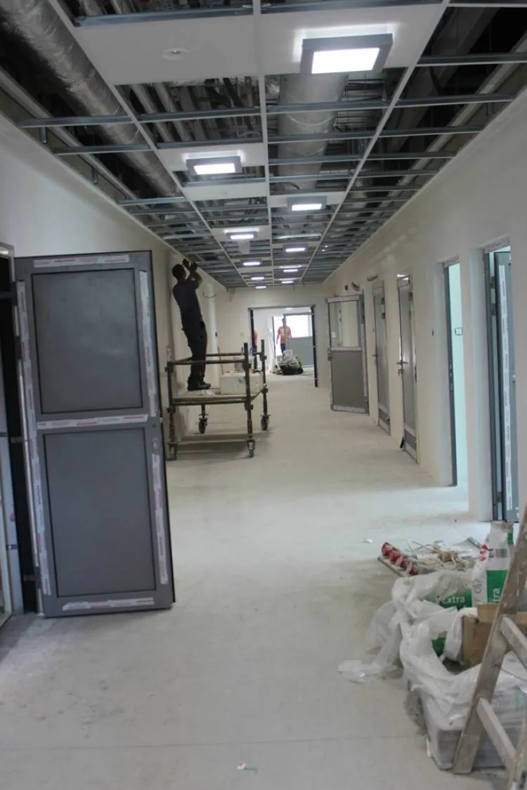Trwa budowa oddziału geriatrycznego w limanowskim szpitalu. Prace idą zgodnie z planem
