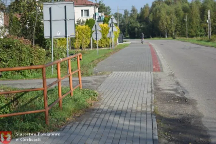 W Libuszy oddano do użytku jeden z etapów powstającej trasy pieszo-rowerowej