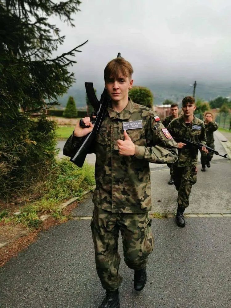 Pogranicznicy szkolili młodzież z Tymbarku