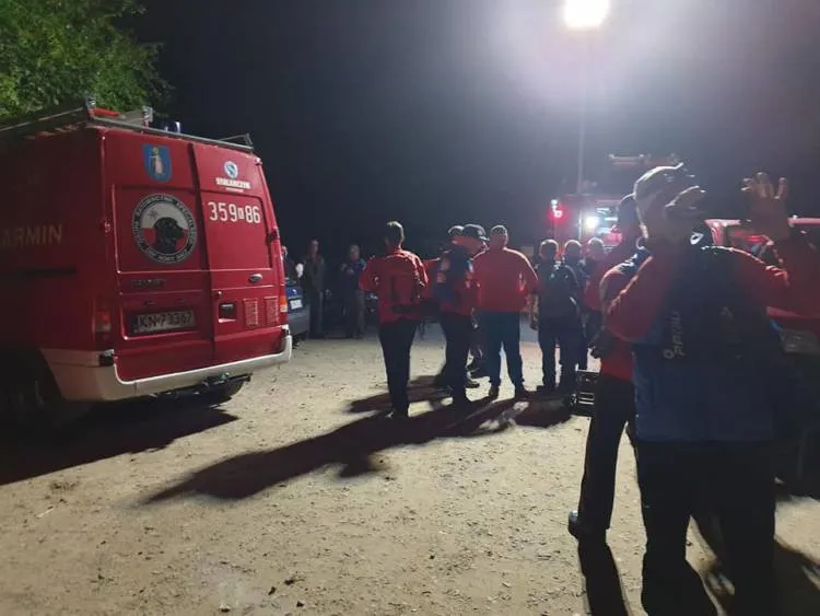 Ptaszkowa: Nocne poszukiwania zaginionego grzybiarza