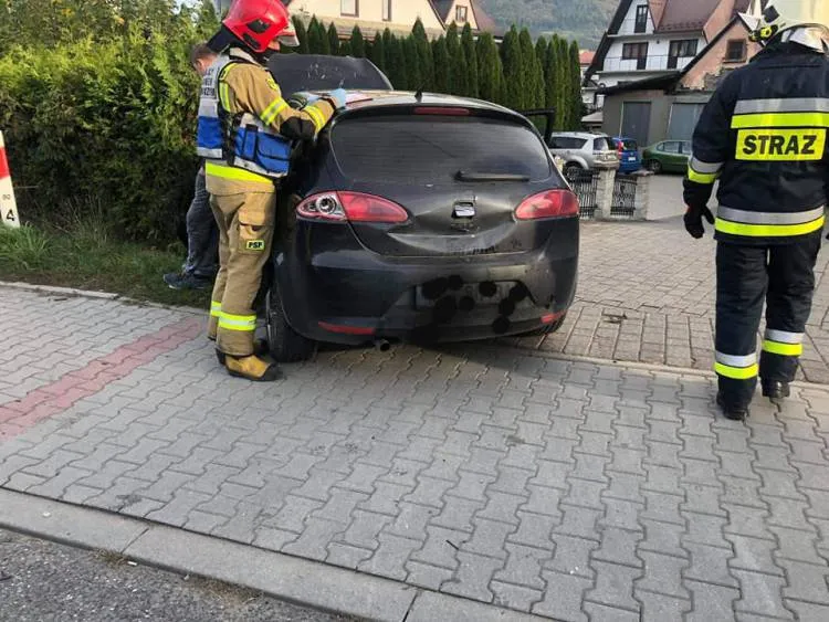 Kolizja trzech aut na ul. Kolbego w Mszanie Dolnej