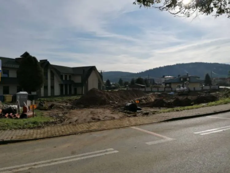 Trwają prace przy budowie parkingu w Gołkowicach Górnych