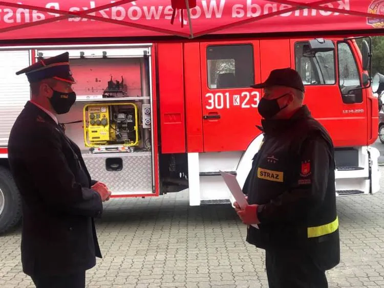 Strażacy z OSP Korzenna mają "nowy" samochód pożarniczy marki MAN