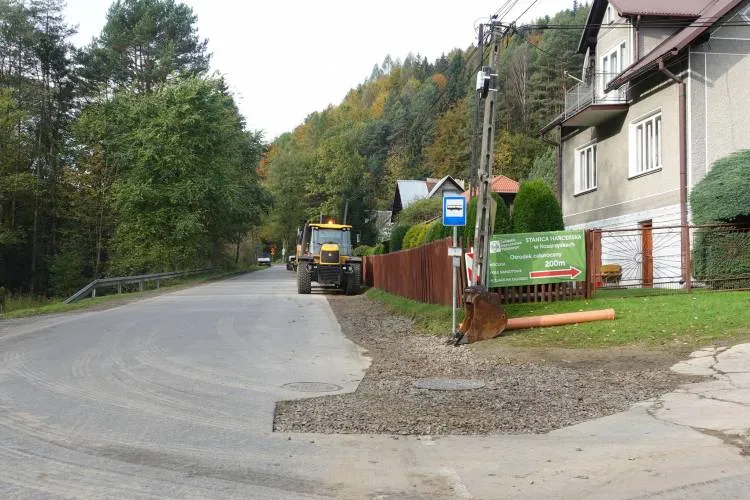 Piwniczna-Zdrój: Trwają prace drogowe na ul. Szczawnickiej