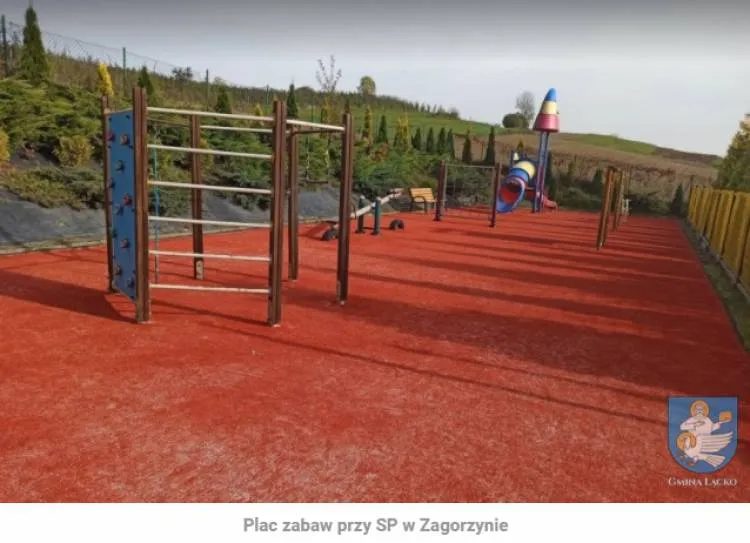 Gmina Łącko realizuje inwestycje na rzecz poprawy bazy infrastruktury szkolnej i sportowej