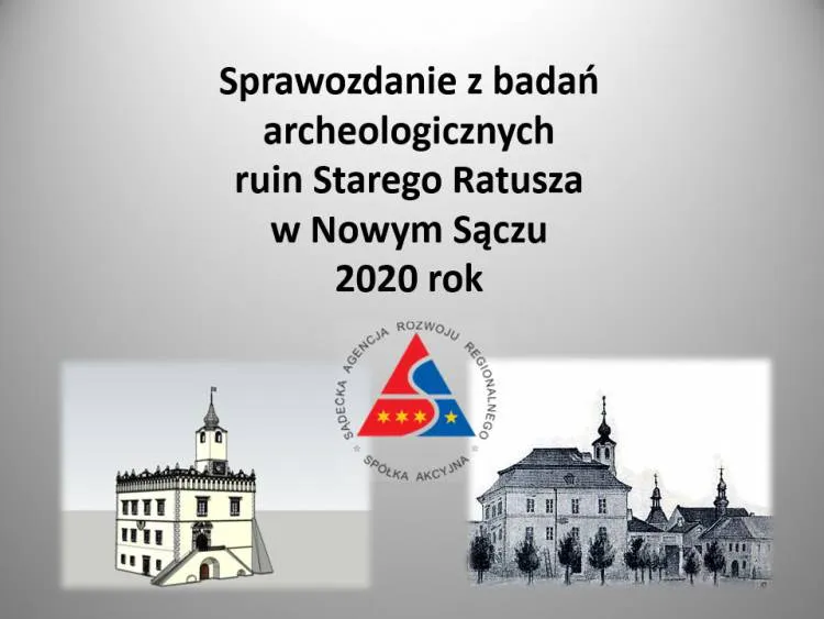 Prezentacja z badań archeologicznych ruin Starego Ratusza Nowy Sącz