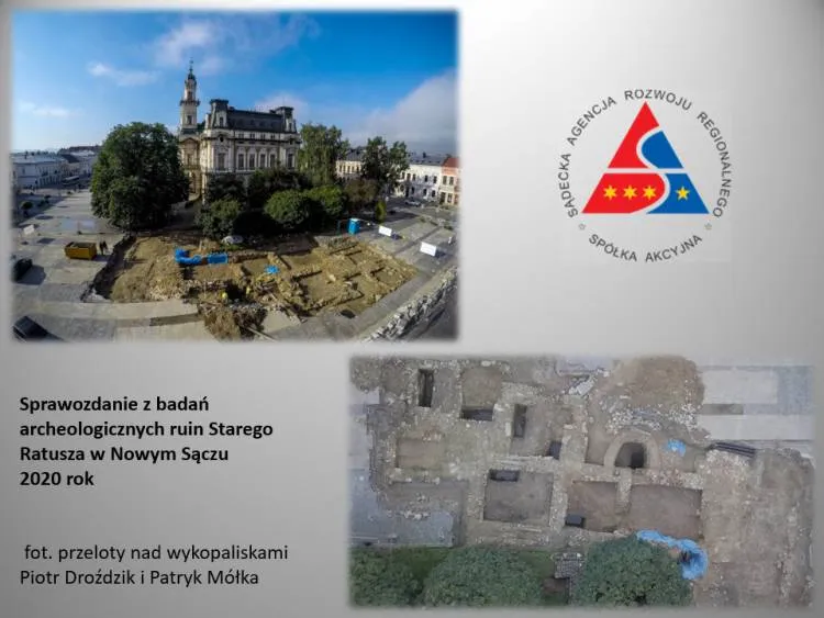 Prezentacja z badań archeologicznych ruin Starego Ratusza Nowy Sącz