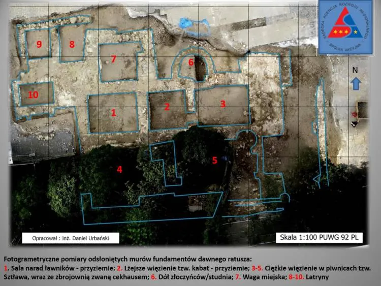 Prezentacja z badań archeologicznych ruin Starego Ratusza Nowy Sącz