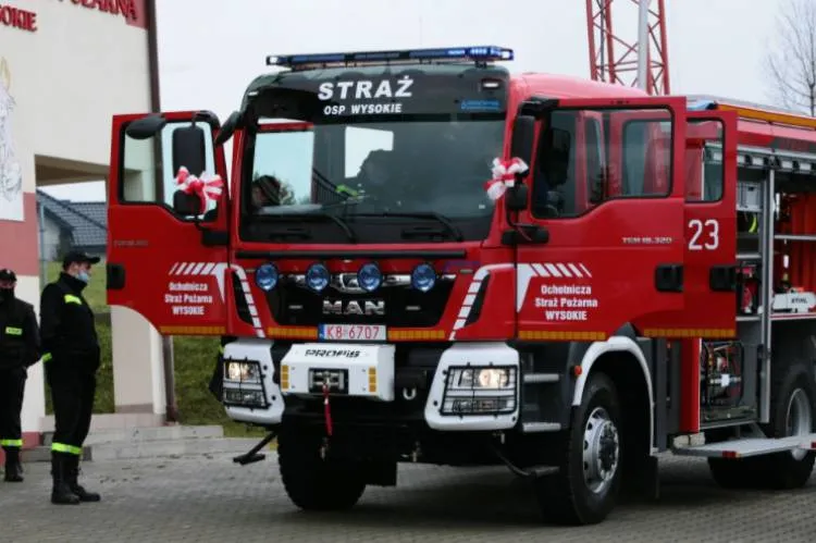 OSP Wysokie ma nowy wóz strażacki