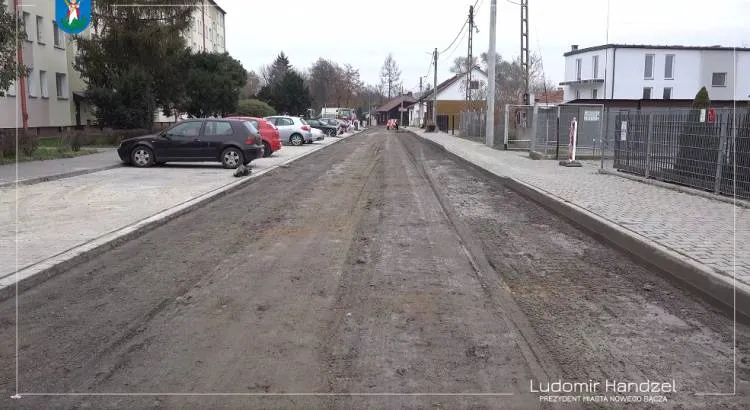 Trwa modernizacja ul. Klasztornej Nowy Sącz