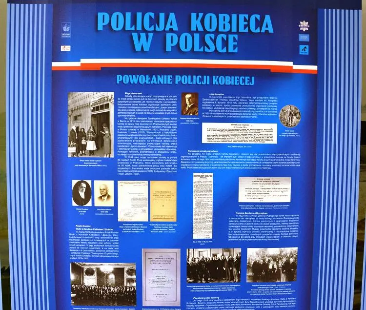 W sądeckiej komendzie można oglądać wystawę pt. „POLICJA KOBIECA W POLSCE”