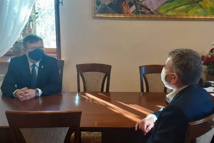 Marszałek Witold Kozłowski z wizytą na Sądecczyźnie