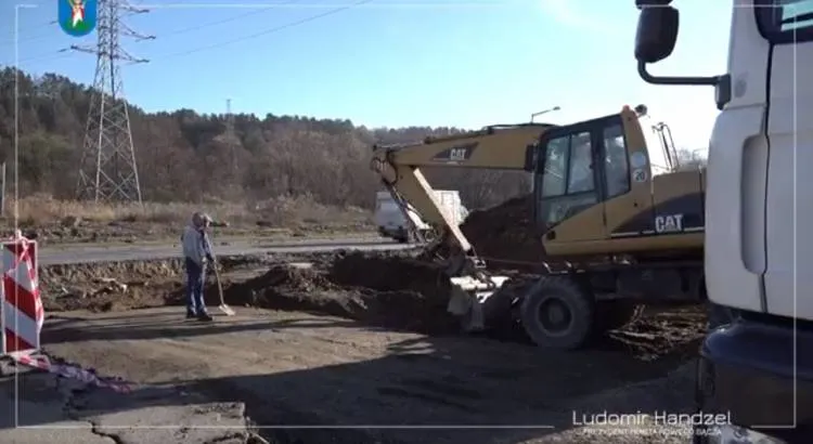 Postępują prace przy remoncie Al. Piłsudskiego Nowy Sącz