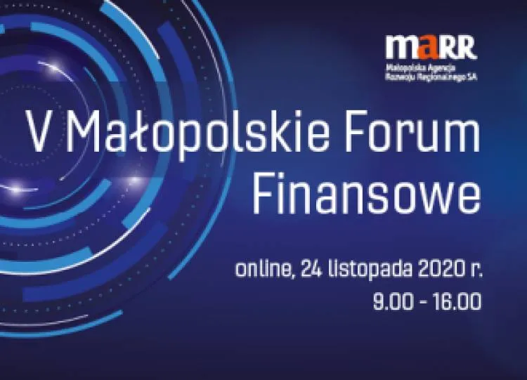 V Małopolskie Forum Finansowe online 24 listopada