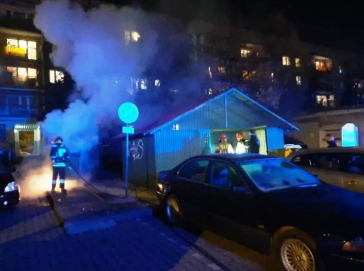 W ciągu jednego dnia strażacy gasili kilka pożarów pojemników na śmieci