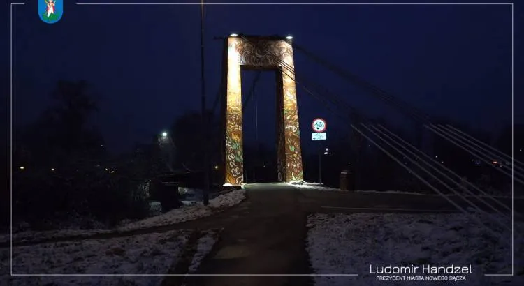 Kładka dla pieszych nad Kamienicą ponownie otwarta Nowy Sącz
