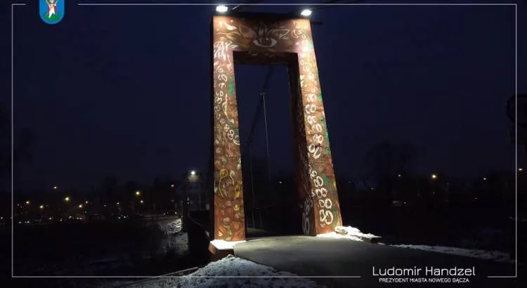 Kładka dla pieszych nad Kamienicą ponownie otwarta Nowy Sącz