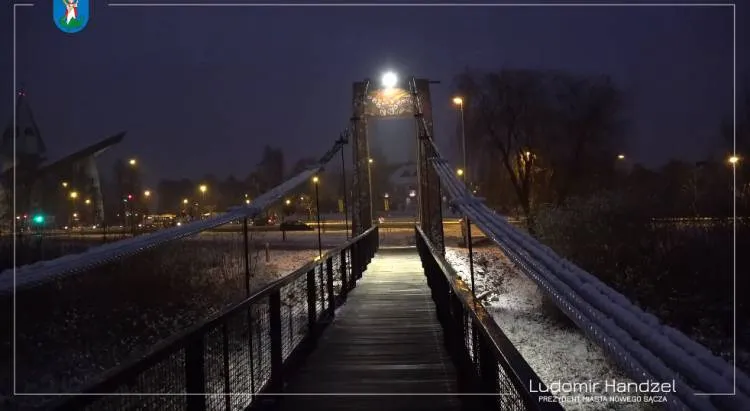 Kładka dla pieszych nad Kamienicą ponownie otwarta Nowy Sącz