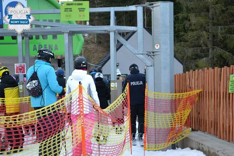 W sobotę na stokach narciarskich pojawiły się policyjne patrole