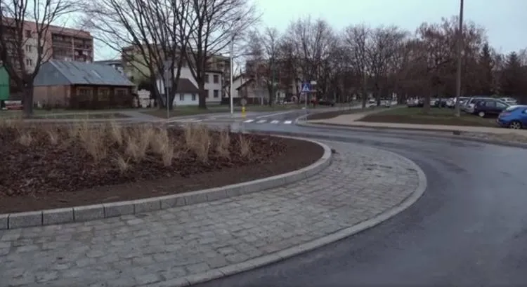 Nowe rondo łączące ulicę Barską i Broniewskiego już przejezdne Nowy Sącz