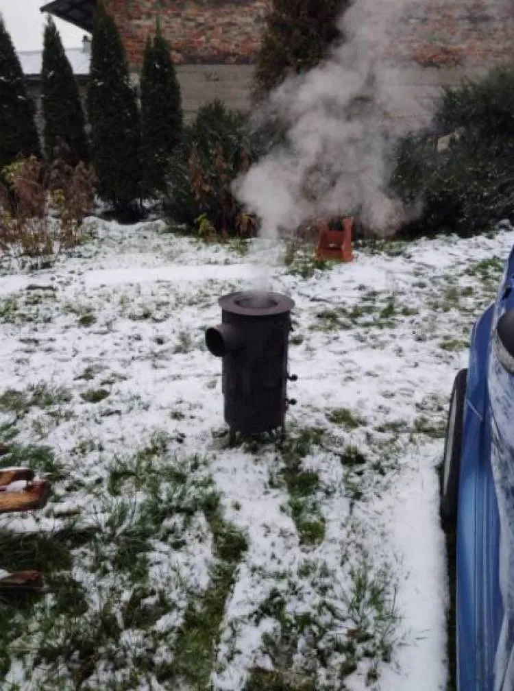 Pożar drewnianej szopy na ul. Kraszewskiego Nowy Sącz