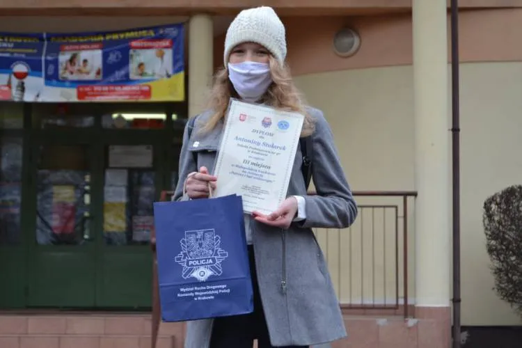 Uczeń SP nr 11 w Nowym Sączu wśród laureatów Konkursu na animację o bezpieczeństwie na drodze