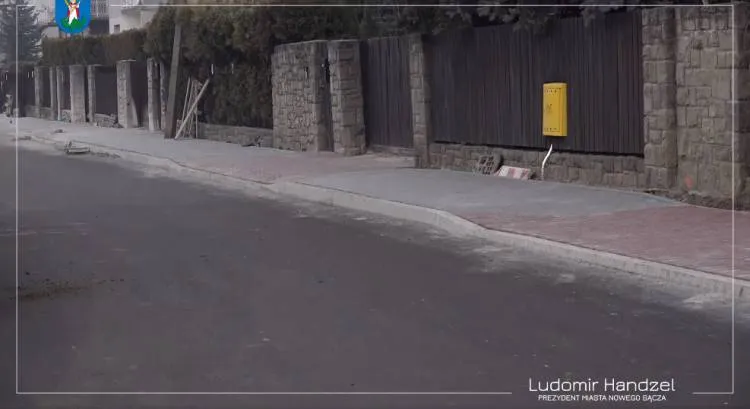 Postępują prace przy remoncie ul. Wiśniowieckiego Nowy Sącz