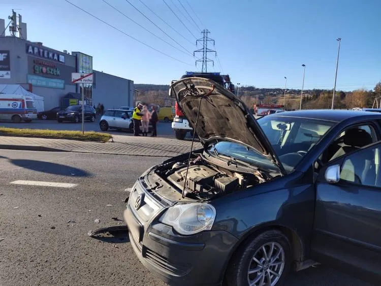 Kraksa na ul. Tarnowskiej Nowy Sącz