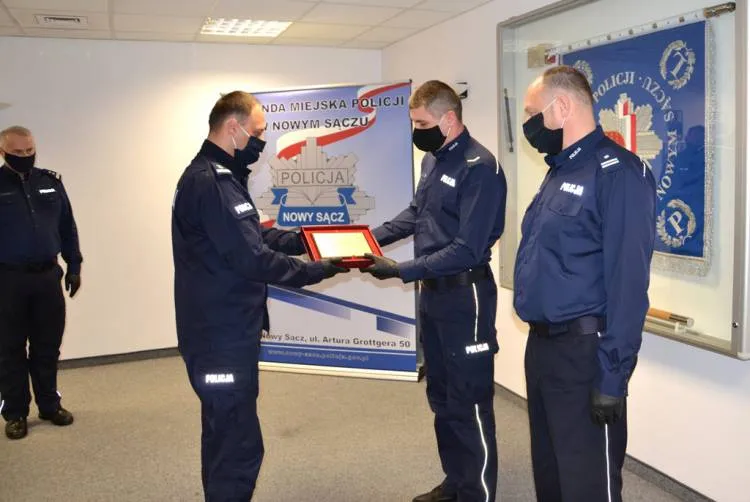 Starosądecki policjant wyróżniony przez Ministra Spraw Wewnętrznych i Administracji
