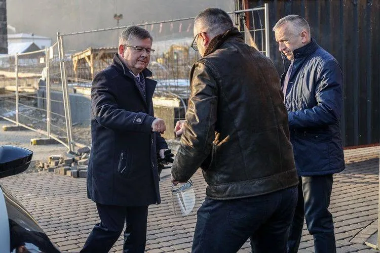 Marszałek Witold Kozłowski z wizytą w sądeckich gminach